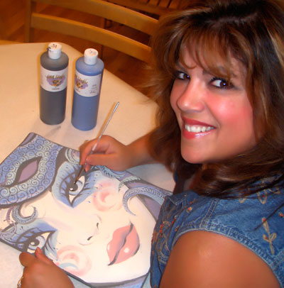 Andrea Mistretta in her studio