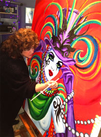 Original canvas painting by Andrea Mistretta