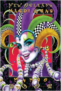 Mambo - 2002 Mardi Gras Poster by Andrea Mistretta