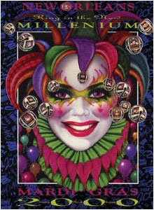 Millenium - 2000 Mardi Gras Poster by Andrea Mistretta