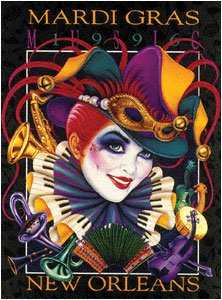 Music - 1996 Mardi Gras Poster by Andrea Mistretta