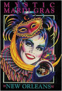 Mystic Mardi Gras - 1990 Mardi Gras Poster by Andrea Mistretta
