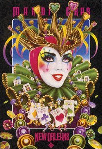 Queen of Hearts - 1994 Mardi Gras Poster by Andrea Mistretta